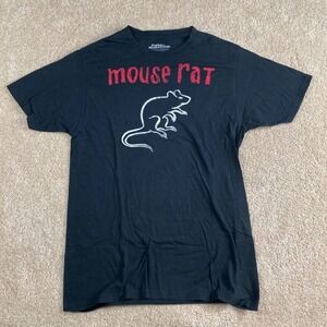 Parks and Recreation Mouse Rat Graphic T-Shirt‎ Black Mens Medium M